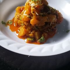 Pumpkin bhaji A picture of Pumpkin bhaji.