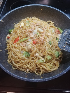 Foto resep Mie goreng Mie Spaghetti