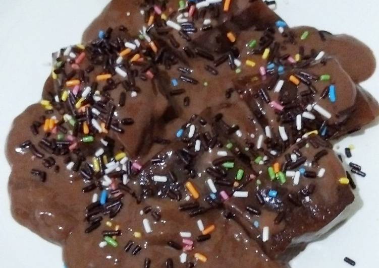Cara Menyiapkan Puding Chocoffe Jeruk Nipis dan Vla coklat lumer yang Bikin Ngiler!