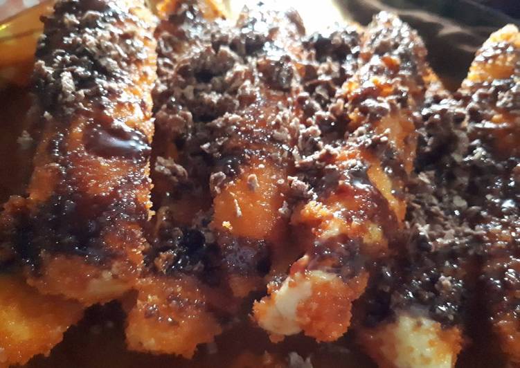 Pisang nuget oats choco