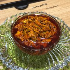A picture of Raw Mango Pickle.