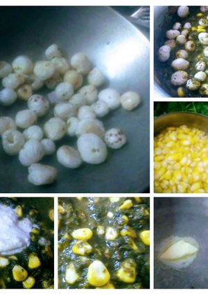 A picture of Palak Corn Makana Sabzi.