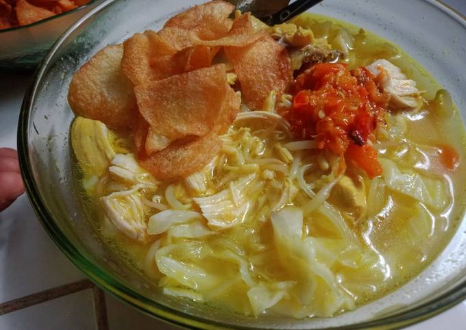 Langkah Mudah untuk Membuat Soto ayam simpel Anti Gagal