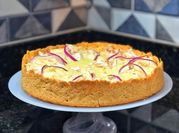 Uma foto de quiche frango