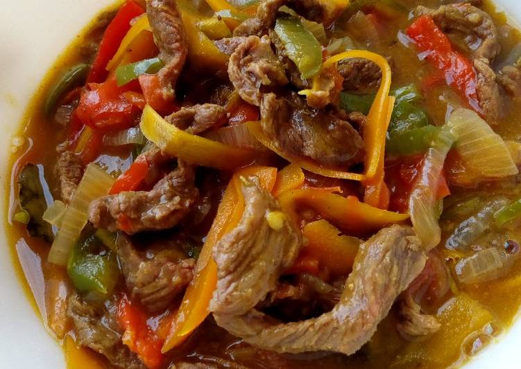 Simple Way to  Shredded beef soup