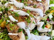 A picture of fish spiced