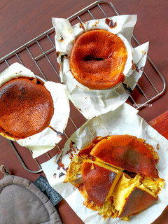Foto resep Basque Burnt Cheesecake (versi ekonomis)