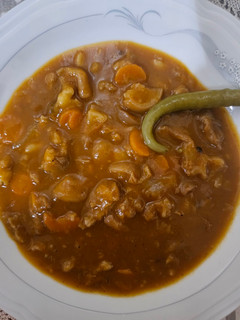 Una foto de Pies de cerdo en salsa