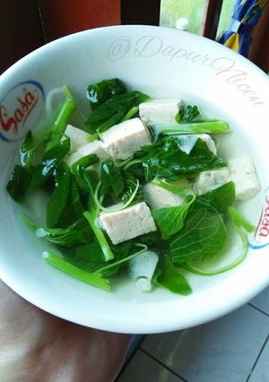 Foto resep Sayur Bening Bayam & Tahu (Diet Friendly)