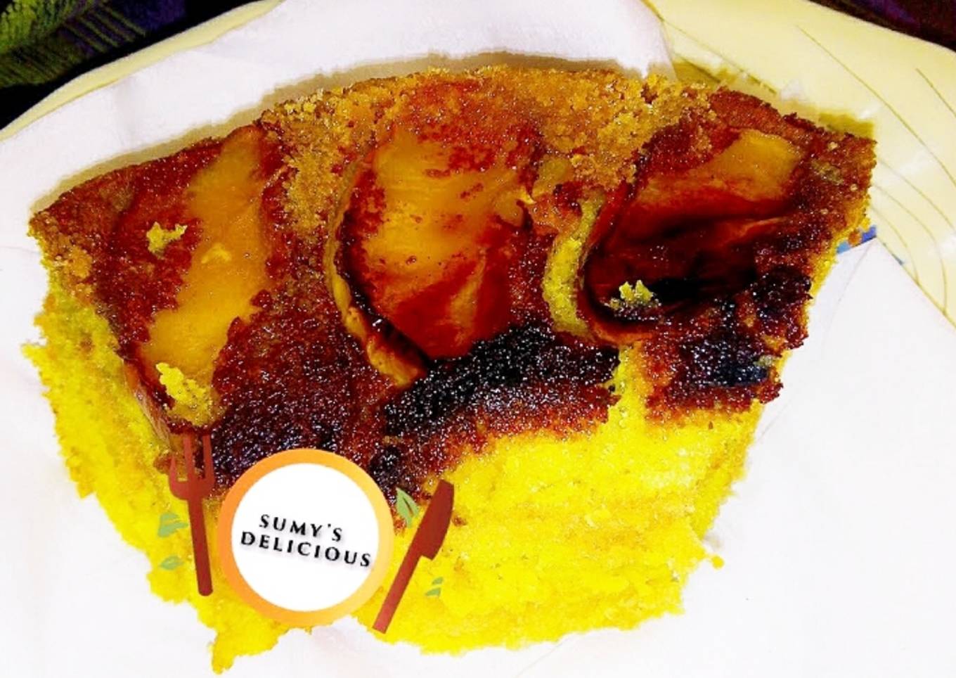 Upside down apple cake