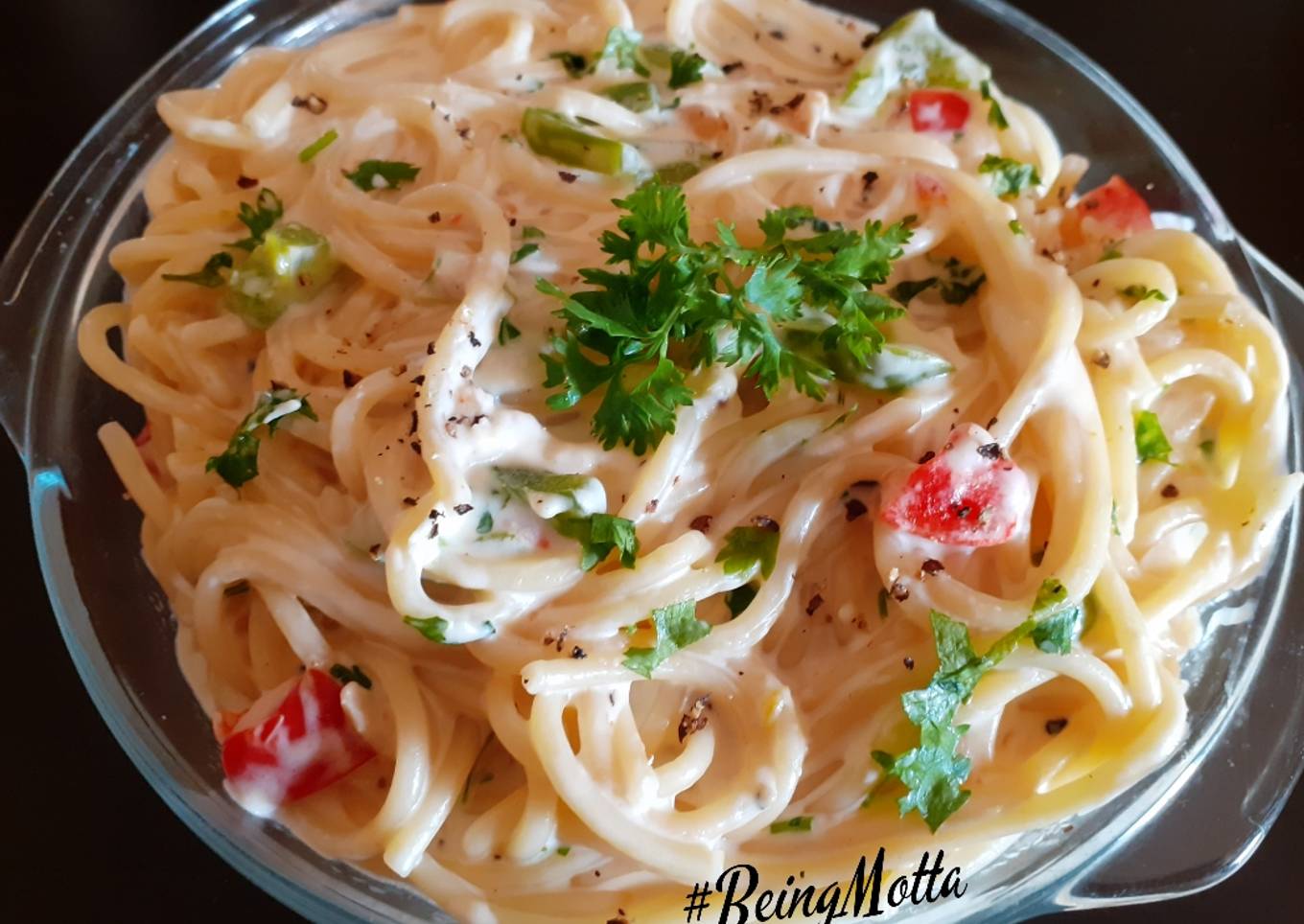 Creamy Cheese Spaghetti