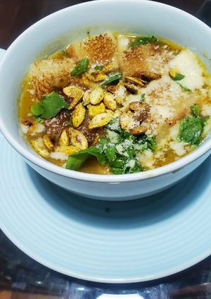 Una foto de Sopa de calabacín