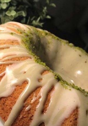صورة لوصفة كيكة الفستق 💚