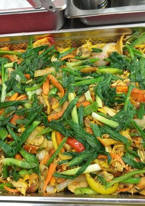 صورة لوصفة شاينييز أرز على دجاج صيني