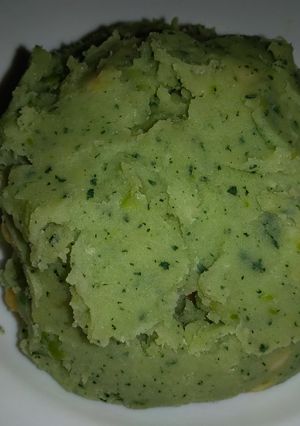 A picture of Kikuyu traditional battered dish# mums recipe.