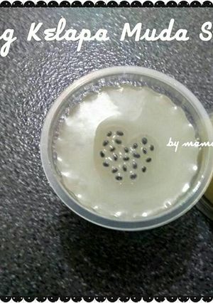 Foto resep Puding kelapa muda selasih