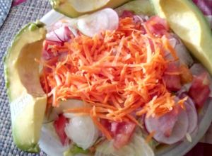 Una foto de Ensalada para acompañar Pescado