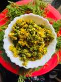 Karnataka Style Palya or Shepu bhaji