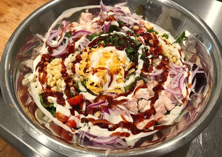 Step-by-Step Guide to Make Homemade FC BBQ Chicken Chopped Salad