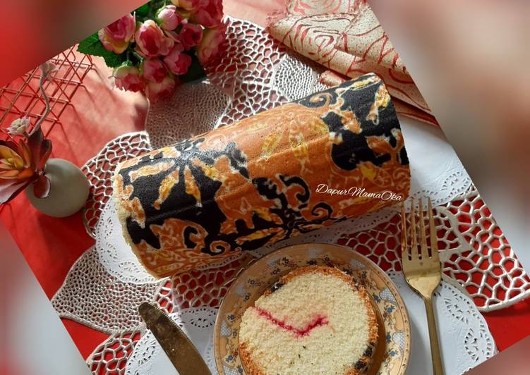 Resep Batik Roll Cake Kukus yang Menggugah Selera