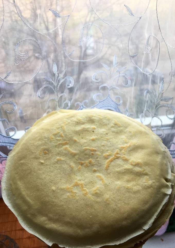 Млинці на кислому молоці
