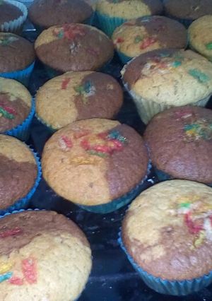 A picture of Cup cakes #chocolatebakingcontest.