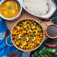 A picture of Thondekai Kabuli Chana Palya | Parwal Chole Stir Fry.