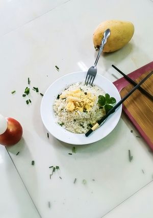 Hình của món Cơm Chiên Tỏi Trứng.