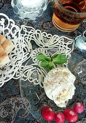 عکسی از دستور نیمرو بدون روغن