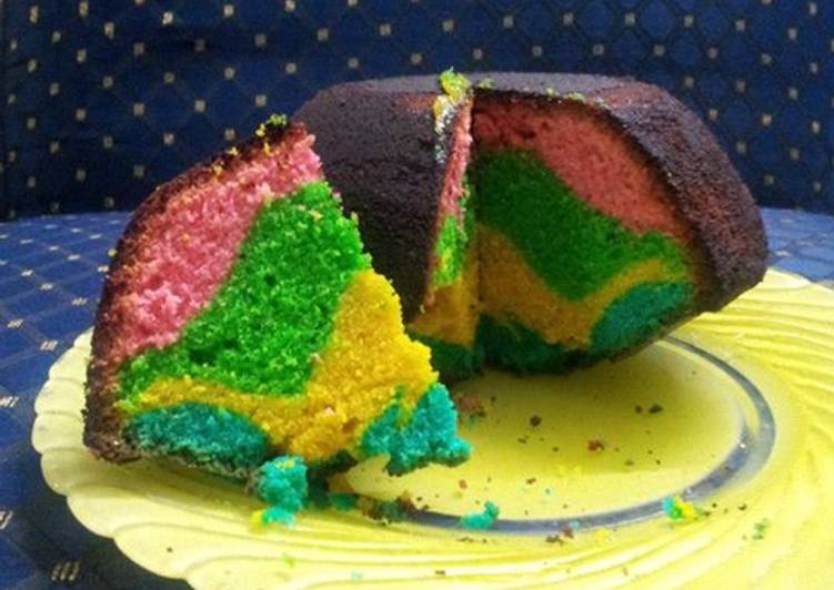 Recipe: Appetizing Rainbow cake
