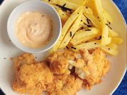 Gambar fish and chip frozen