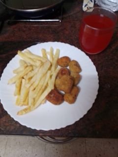 Una foto de Croquetas de chorizo de teror