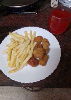Una foto de Croquetas de chorizo de teror