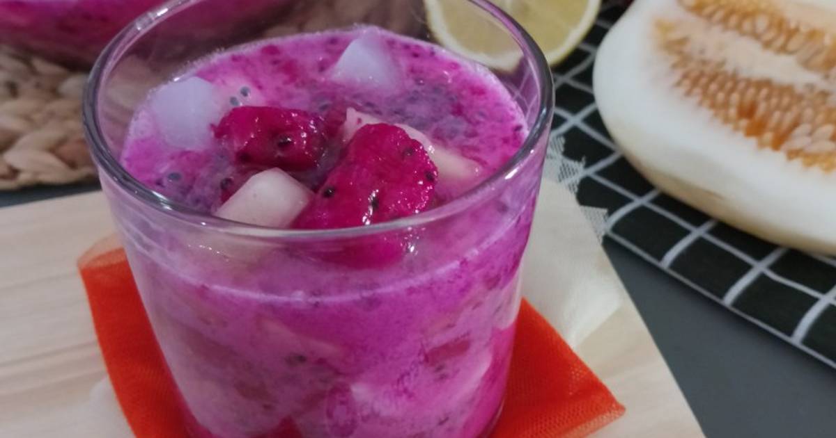 Resep Es Buah Naga Oleh Nur Ummu Faris Cookpad 6129