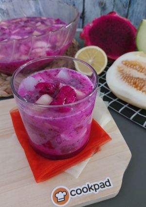 Foto resep Es Buah Naga