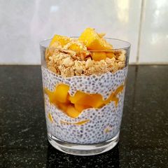 A picture of Mango Chia pudding.