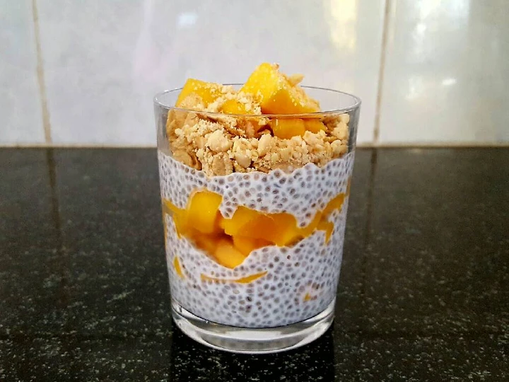 Easy Steps to Make Mango Chia pudding the So Delicious Tasty