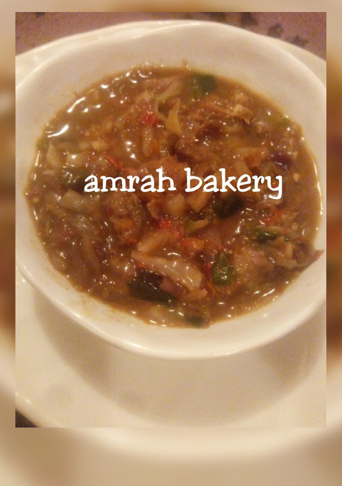 A picture of Onion souce.