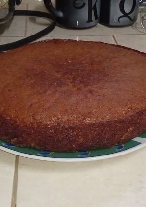Una foto de Tarta esponjosa sin huevos