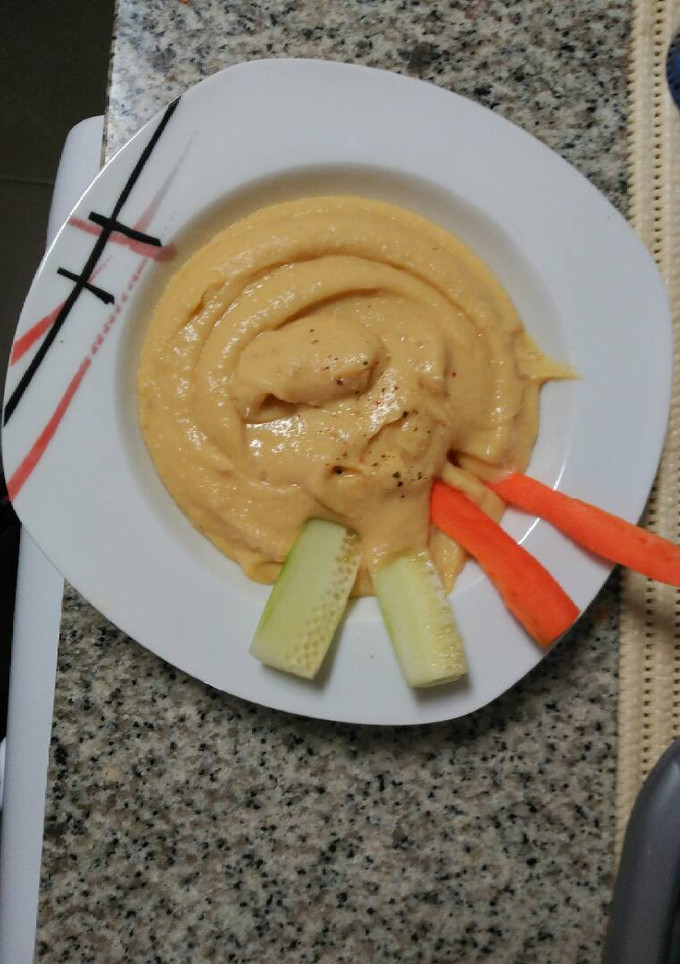 Una foto de Hummus casero