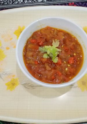 A picture of Lemon tomato sauce.