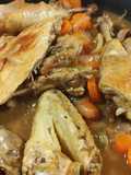 Pollo y conejo a la cerveza sin gluten