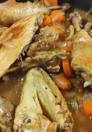 Foto principal de Pollo y conejo a la cerveza sin gluten