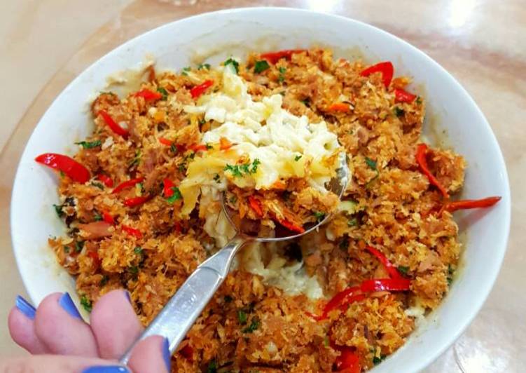 Recipe of Quick Fusilli &amp; Cheese with Chilli Tuna