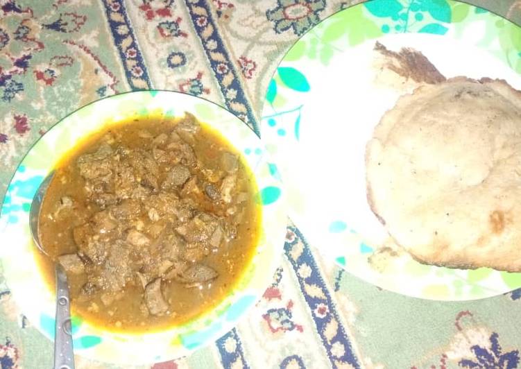 Gurasa &amp;meat soup