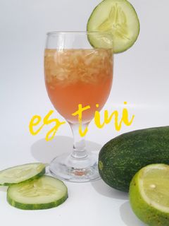 Foto resep Es tini (timun jeruk nipis)