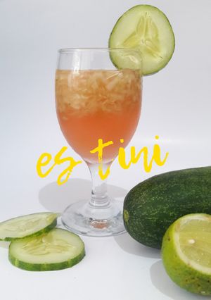 Foto resep Es tini (timun jeruk nipis)