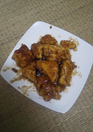 Hình của món Nugget (ko phải đâu) xì dầu.