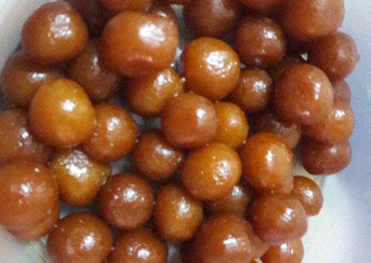 Easiest Way to Make Super Quick Homemade Bread ke Gulab Jamun
