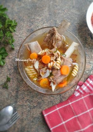Foto resep Sop Iga Makaroni